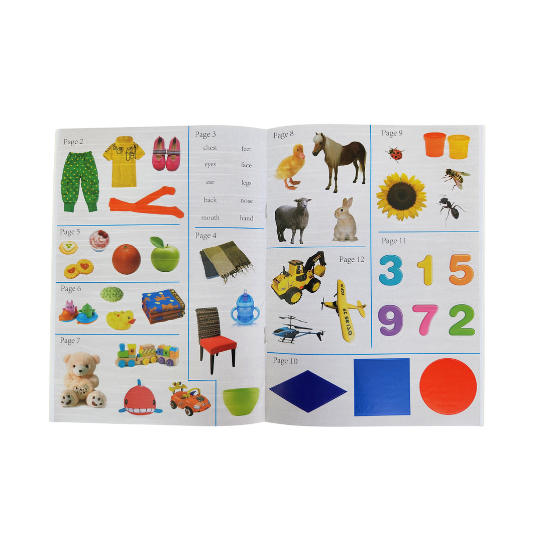 Libros con Stickers para Aprender Inglés (Pack 4 und) 5