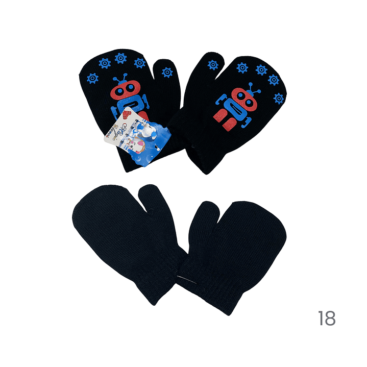 Pack de 5 Guantes + 1 Gorro + Sorpresa 35