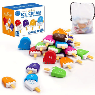 Set de Heladitos Didácticos con Letras