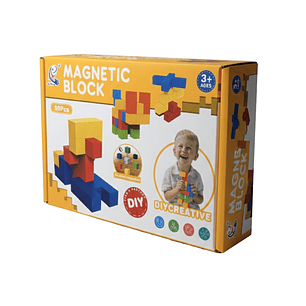 Bloques Magnéticos de Colores 50 Piezas