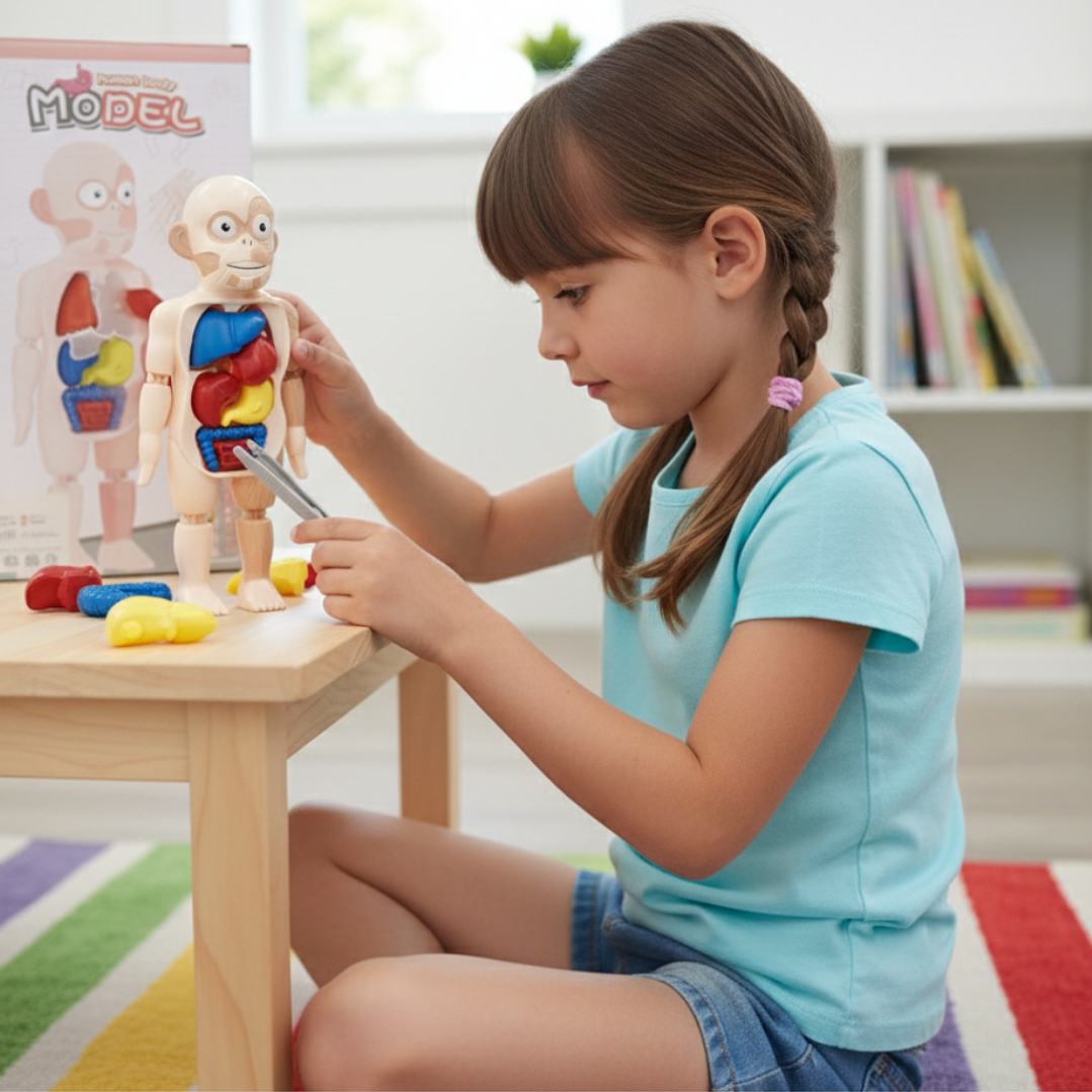 Cuerpo Humano Desmontable con Pinza 2