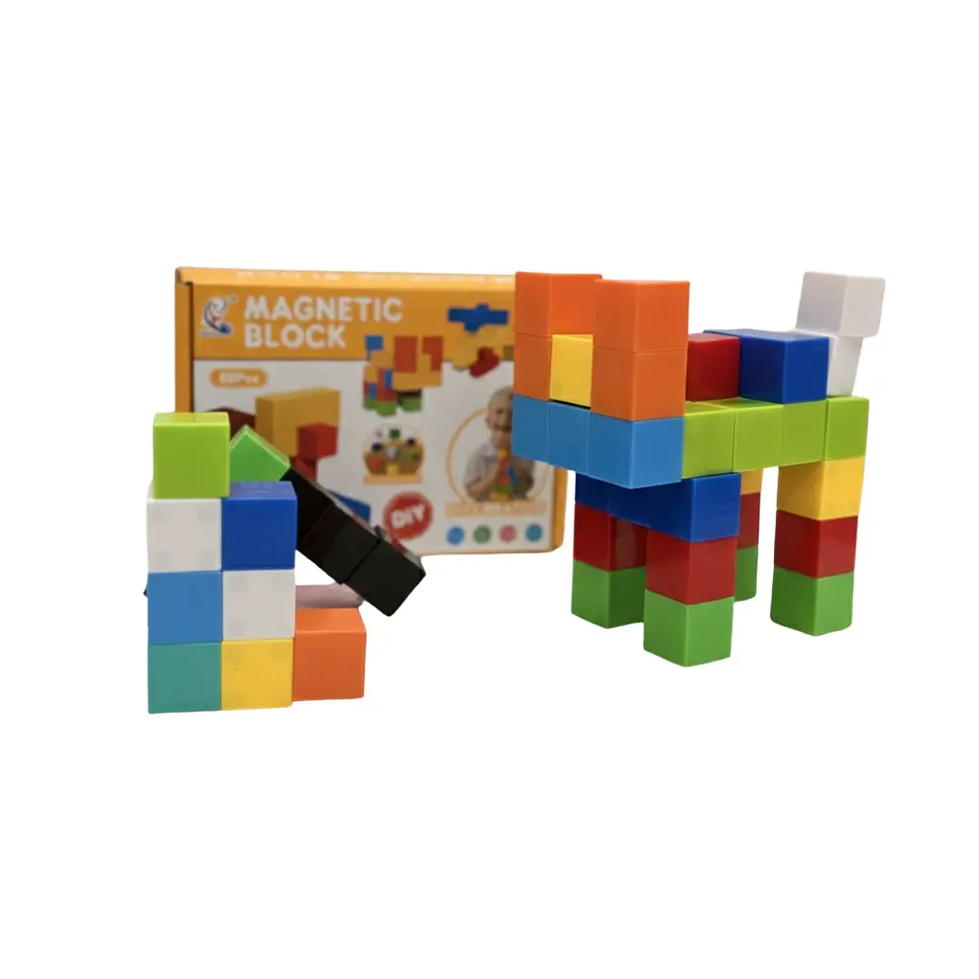 Bloques Magnéticos De Colores 48 Piezas (2.5cm) 2