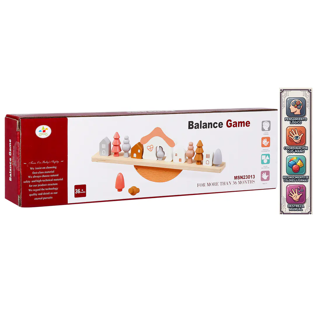 Juego de Equilibrio de Madera Montessori 4
