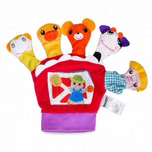 Títere Infantil de Mano con Diseño de Animal