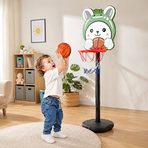Canasta de Básquet Ajustable para Niños