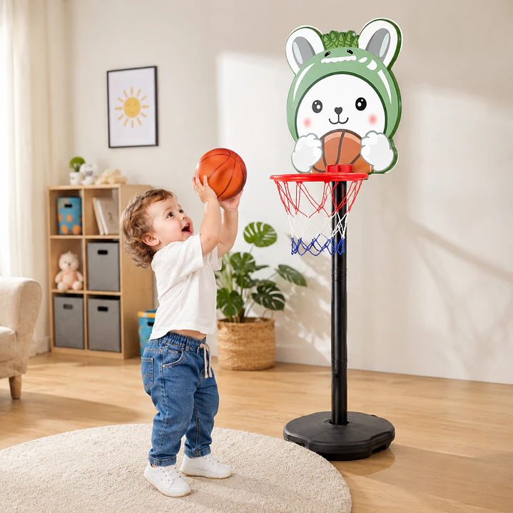 Canasta de Básquet Ajustable para Niños 2