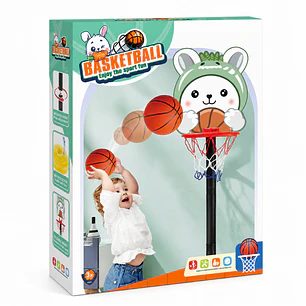 Canasta de Básquet Ajustable para Niños