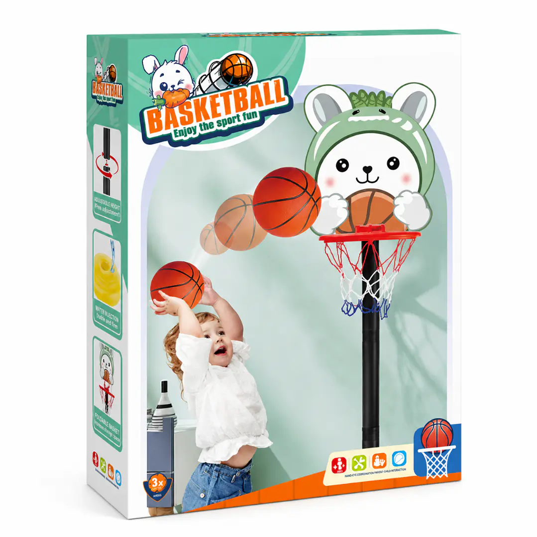 Canasta de Básquet Ajustable para Niños 1