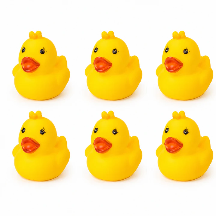 Pack de 6 Patitos Flotantes para el Baño 1