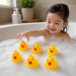 Pack de 6 Patitos Flotantes para el Baño