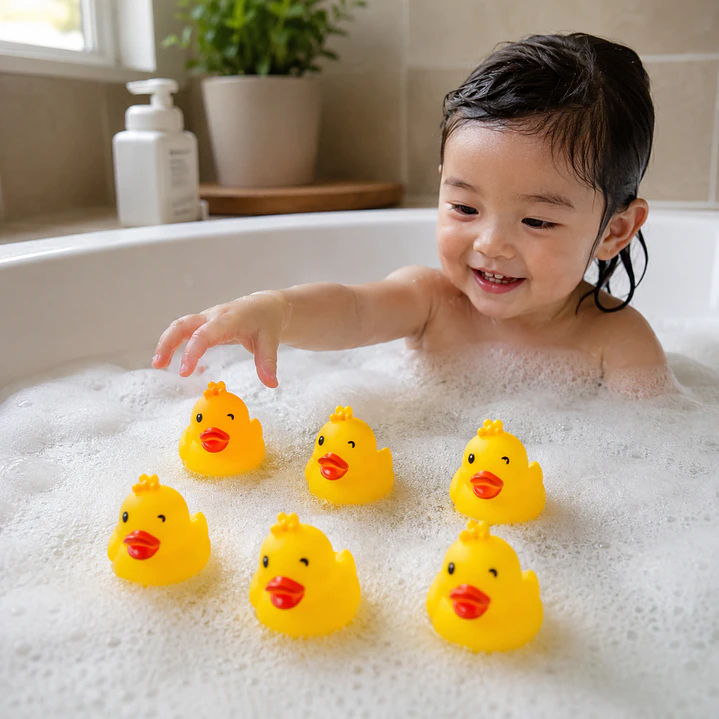 Pack de 6 Patitos Flotantes para el Baño 2