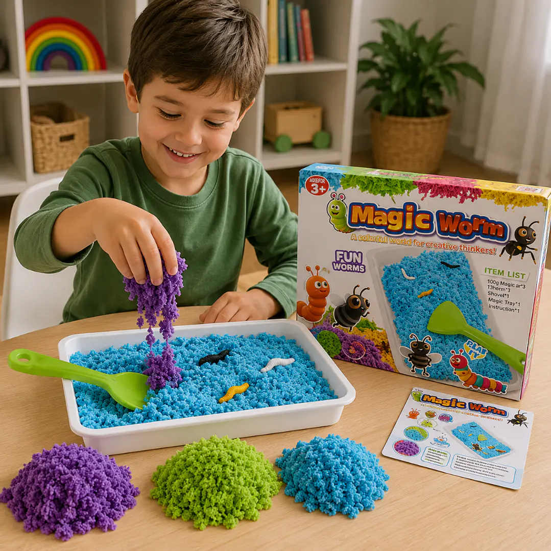 Set Magic Worm con Arena Sensorial 2