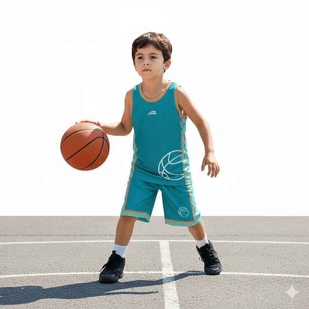CONJUNTO DE BASQUETBOL NIÑOS SH-902 2
