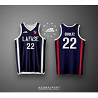 UNIFORME DE BASQUETBOL ALIANZA FRANCESA 1