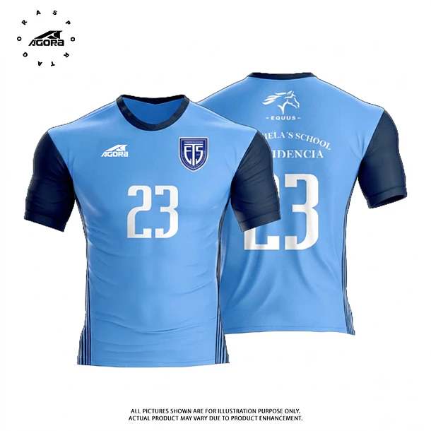 VOLLEYBALL VARON Camiseta Celeste PROVIDENCIA