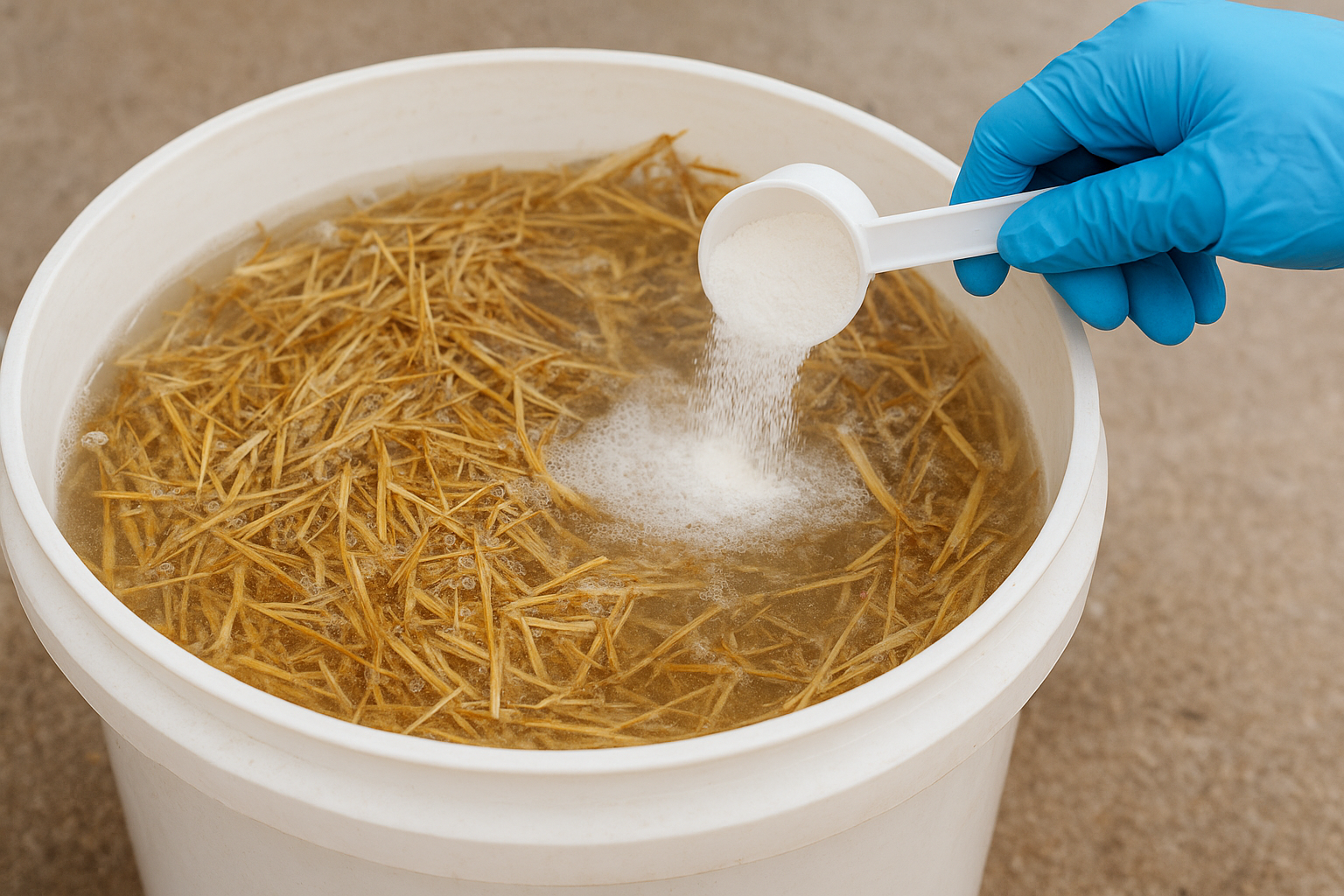 Inmersión Alcalina: una Alternativa Ecológica y Económica para Desinfectar Sustratos en el Cultivo de Hongos