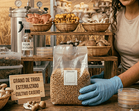 Grano de trigo  Estéril