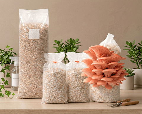 Pack de Cultivo de Hongo Ostra Rosada