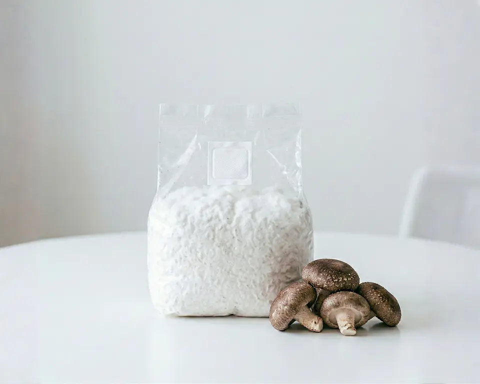 Micelio Hongo Shiitake (Lentinula Edodes) 1