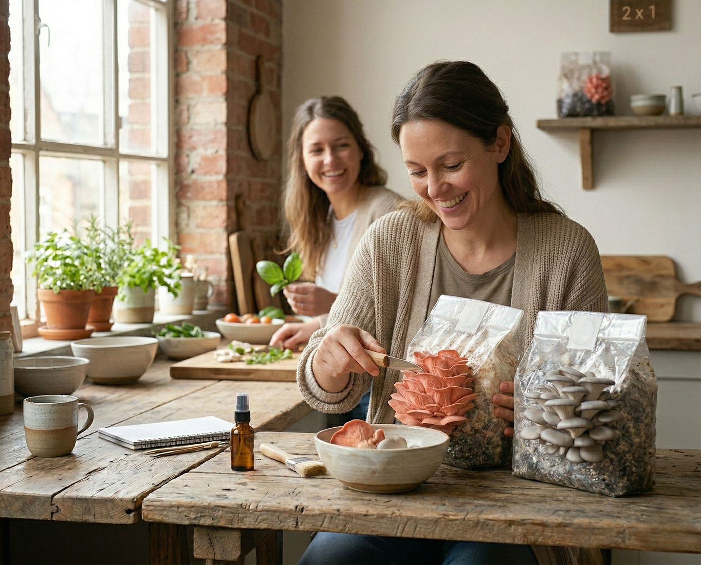 Promoción Kit de Autocultivo Ostras 2x 2