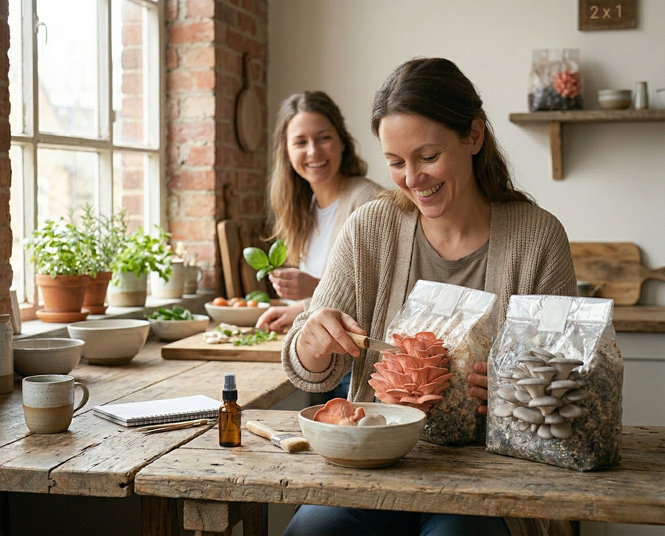 Promoción Kit de Autocultivo Ostras 2x 2