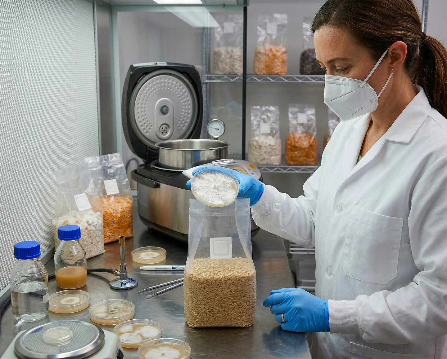 Grano de Arroz Integral Estéril 2