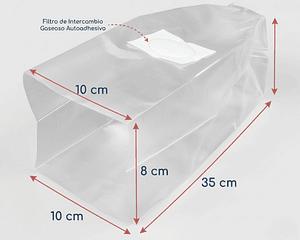 Bolsas Mushbag 10 x 8 x 35  