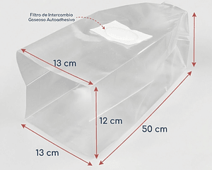 Bolsa Mushbag 13 x 12 x 50 
