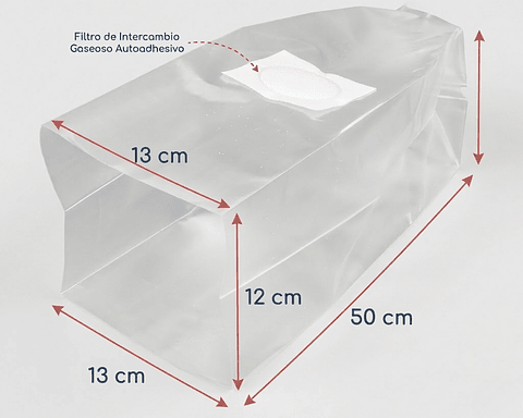 Bolsa Mushbag 13 x 12 x 50 