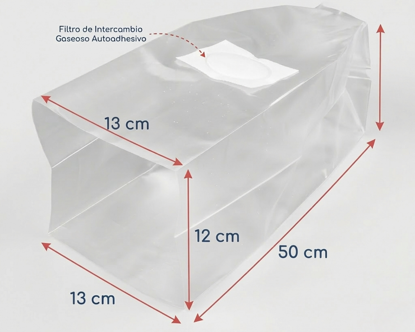 Bolsa Mushbag 13 x 12 x 50  1