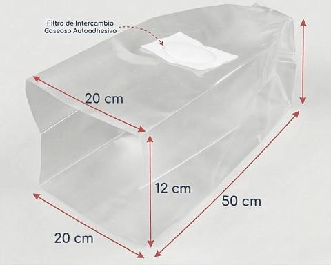 Bolsa Mushbag 20 x 12 x 50 