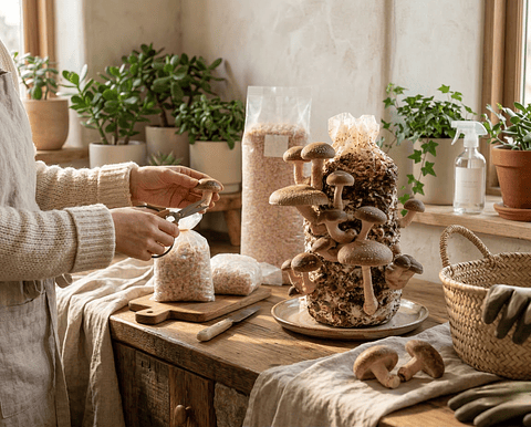 Pack de Cultivo Shiitake