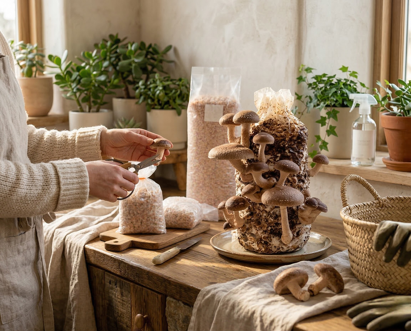 Pack de Cultivo Shiitake 2