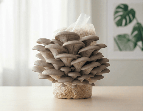 Kit de Autocultivo de Hongo Ostra Gris