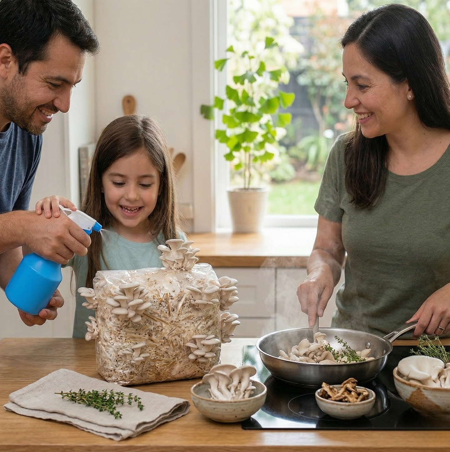 Kit de Autocultivo Hongo Ostra Florida 3