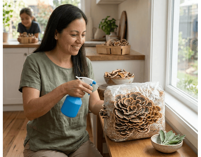 Micelio de Cola de Pavo (Trametes Versicolor)