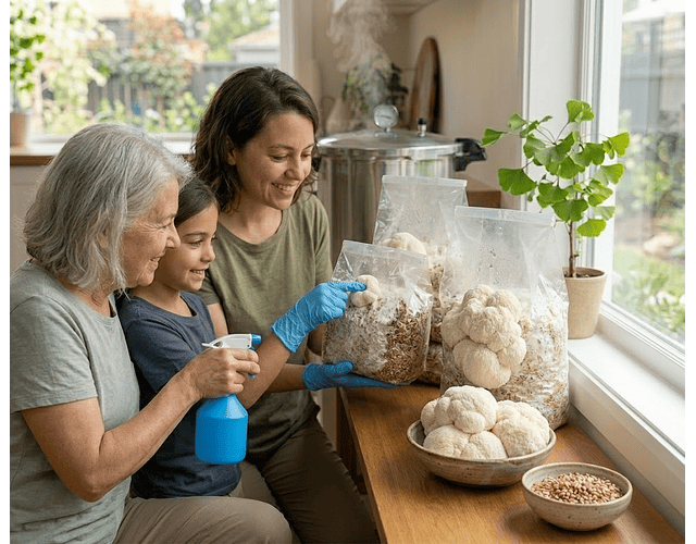 Micelio de Melena de León ( Hericium Erinaceus)