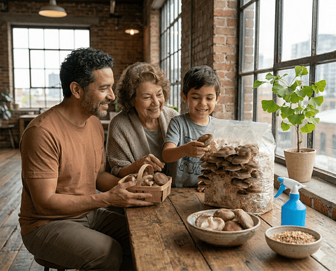 Kit de Autocultivo de Shiitake