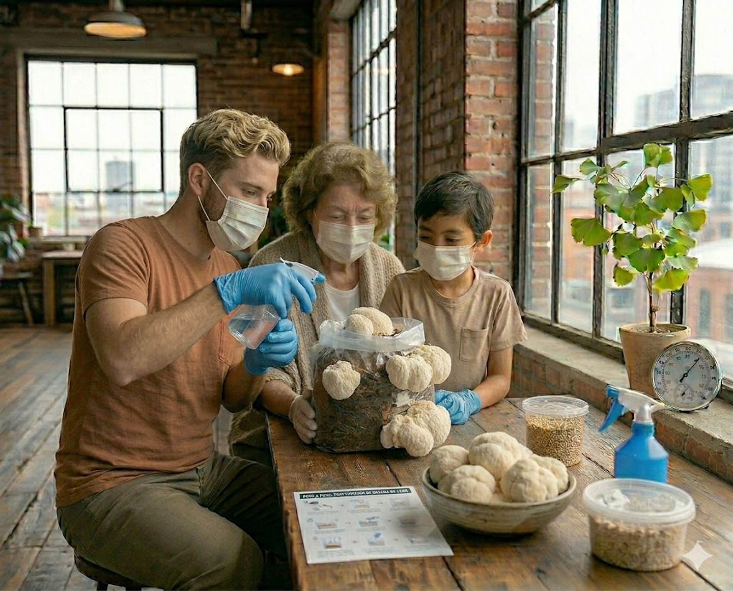 Kit de Autocultivo de Melena de León  2