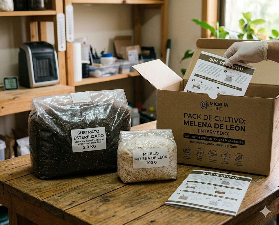 Monopack de Cultivo de Melena de León. 3