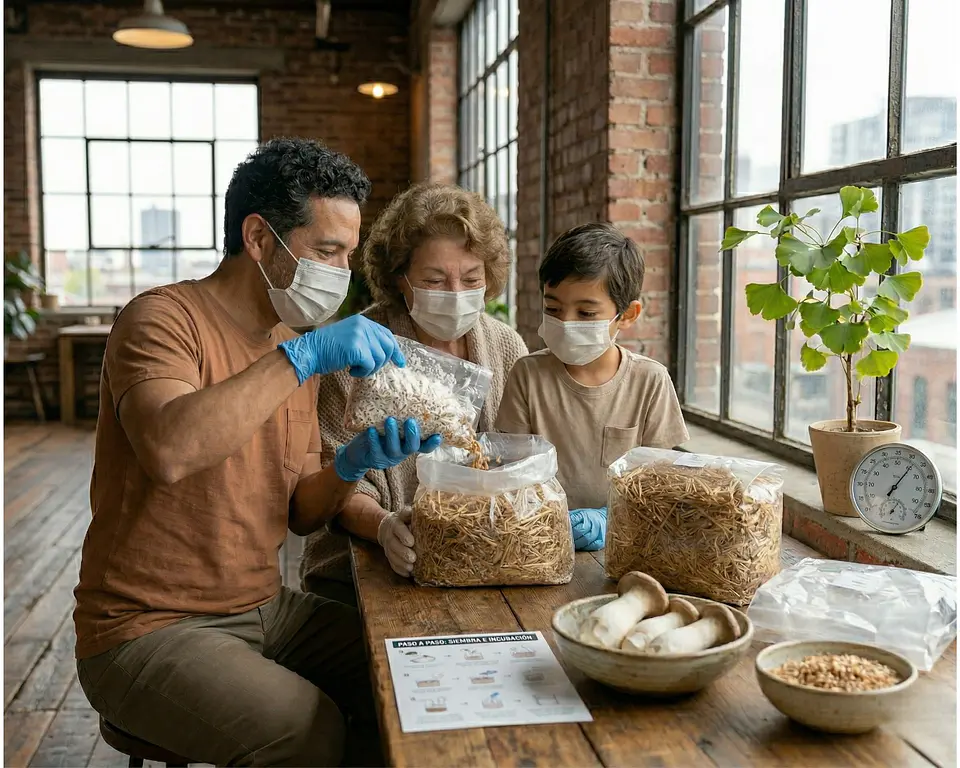 Monopack de cultivo Hongo Ostra Rey 2