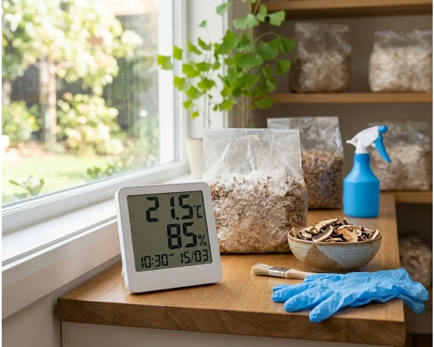 Termómetro Higrómetro Ambiental Reloj Alarma Htc-1 2