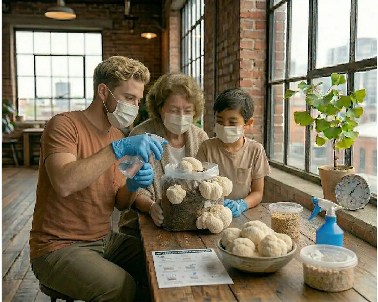 Monopack de Cultivo de Melena de León. 2