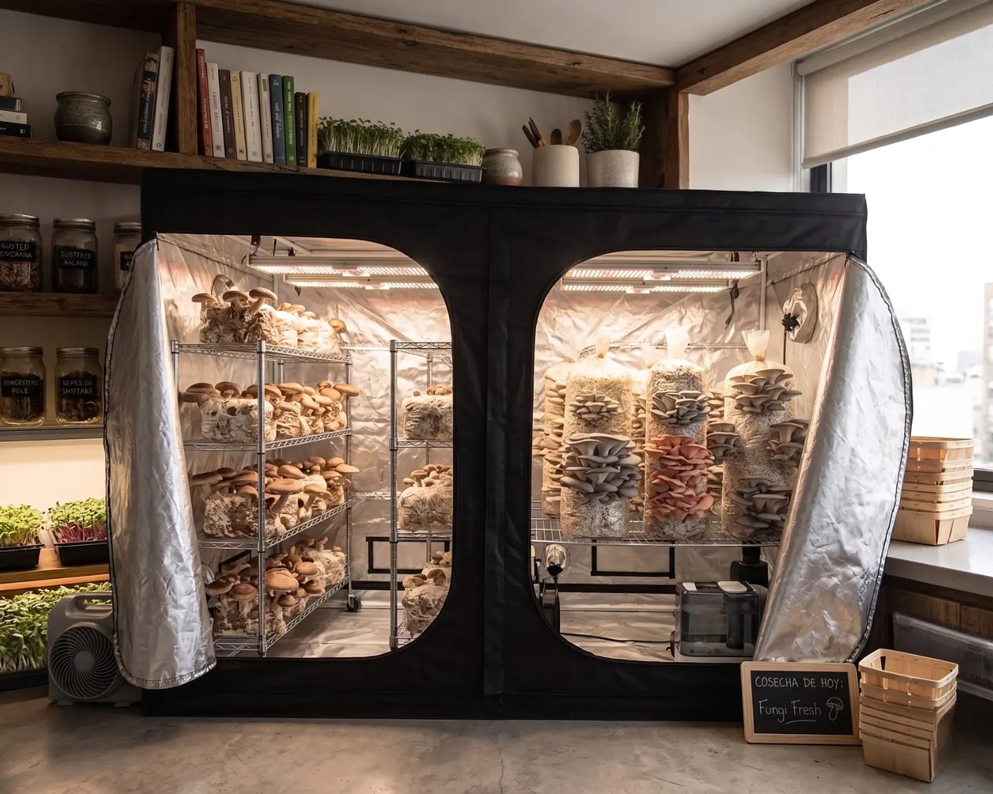 Carpa de cultivo Indoor 300x300x200 2