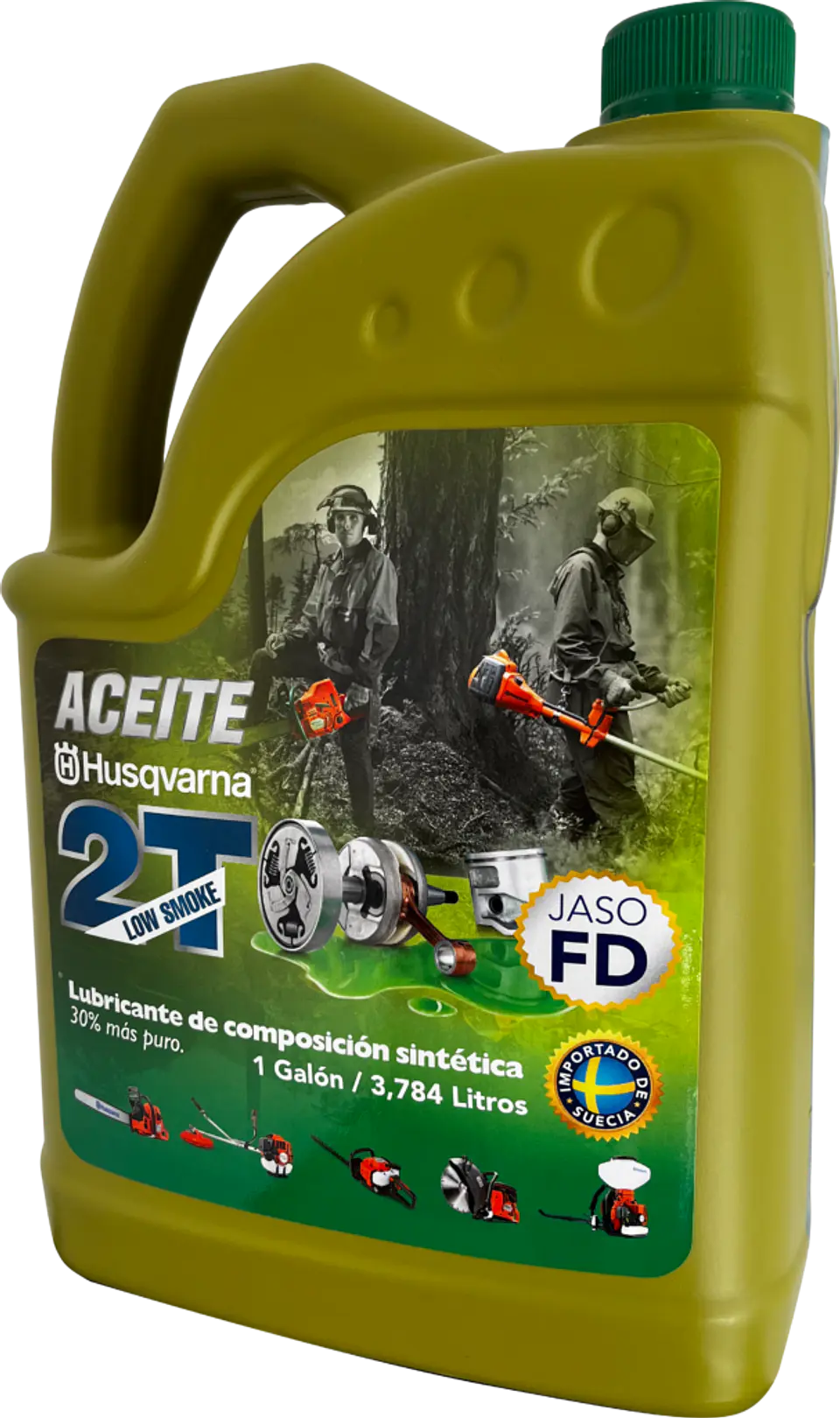 Aceite Motor 2T Husqvarna 1 Galón 1