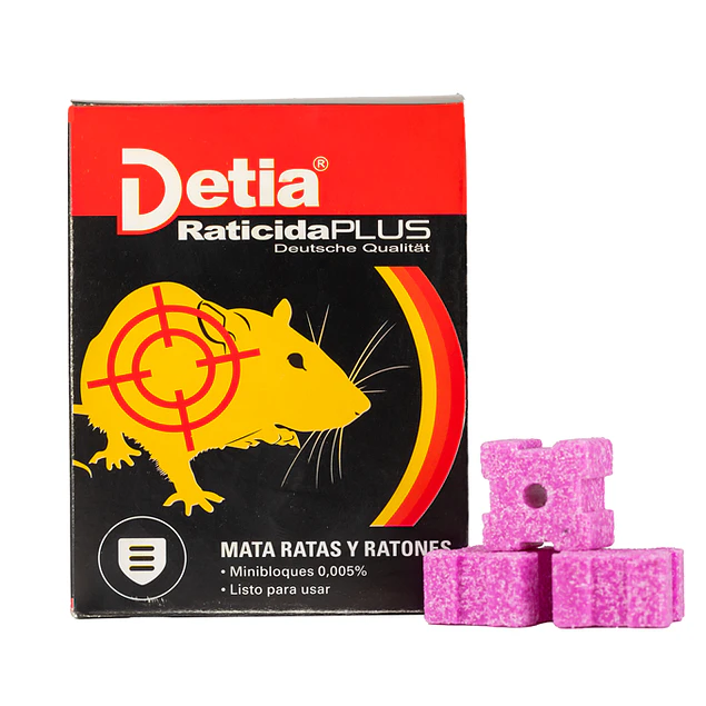 Raticida PLUS Detia 500g