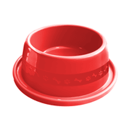 Comedero Plast. Anti-hormiga N2 Rojo