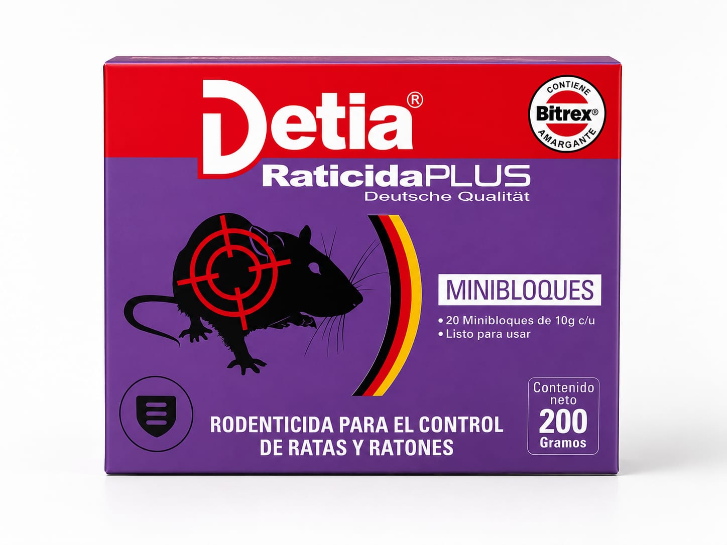 Raticida PLUS Detia 200g