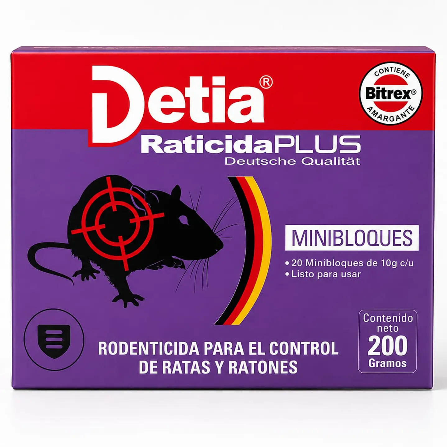 Raticida PLUS Detia 200g