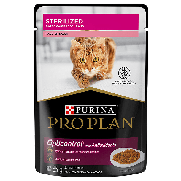 Pouch Gato Esterilizado 85 gr